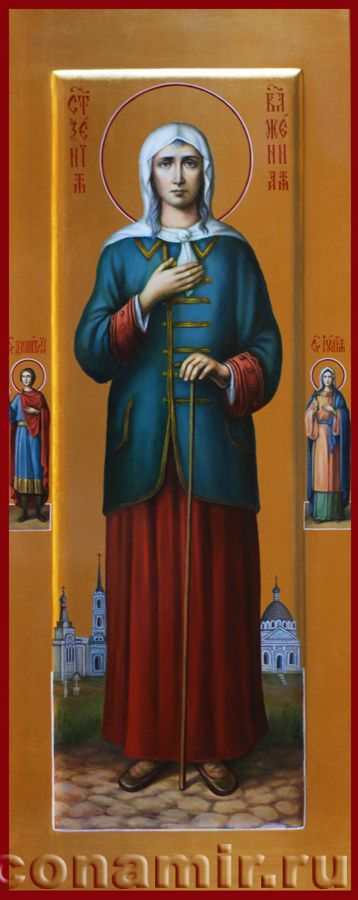 Икона Святая Ксения Петербуржская, блаженная фото, купить, описание