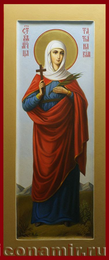 Икона Святая Татьяна Римская фото, купить, описание