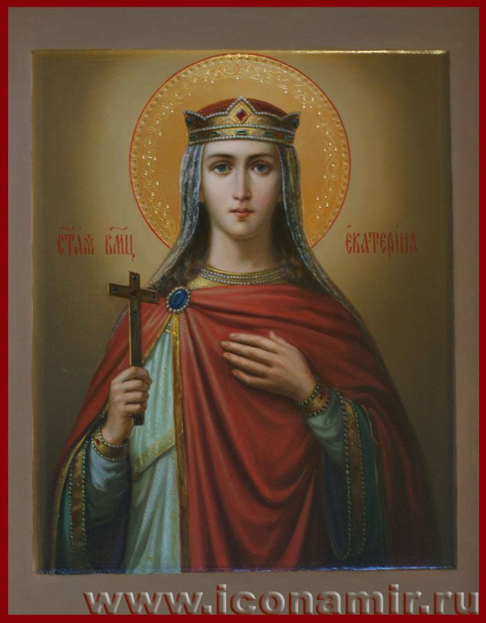 Икона Святая великомученица Екатерина фото, купить, описание