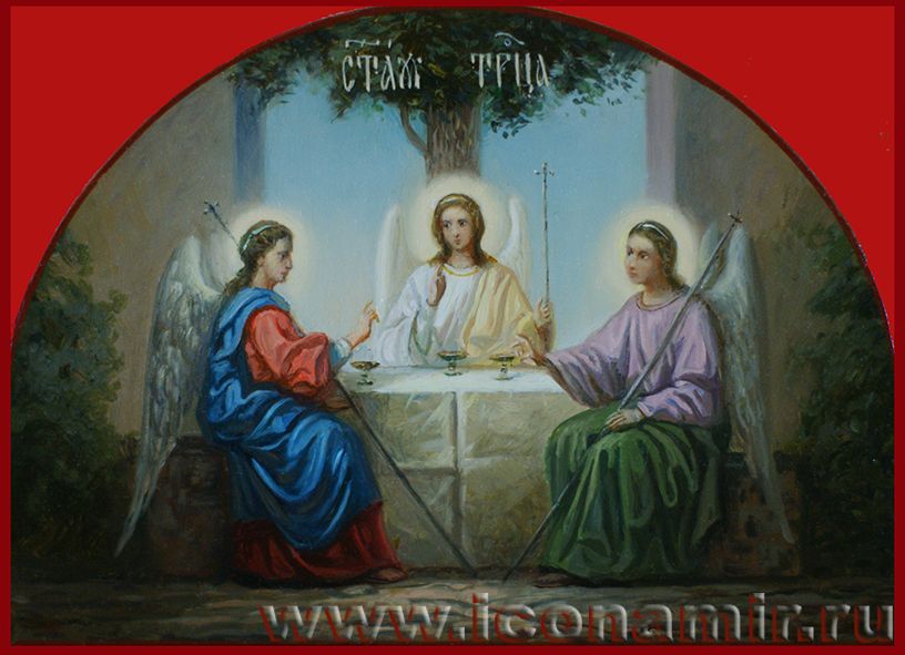 Икона Святая Троица фото, купить, описание