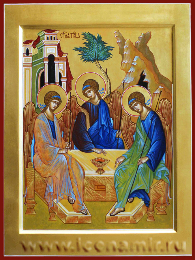 Икона Пресвятая Троица фото, купить, описание