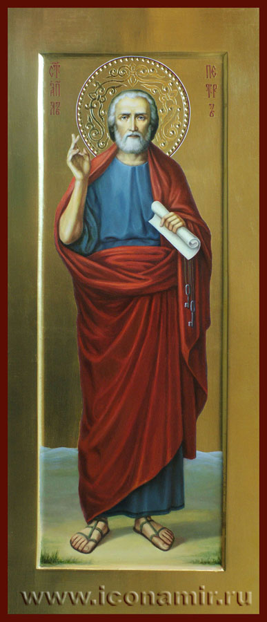 Икона Святой апостол Пётр фото, купить, описание