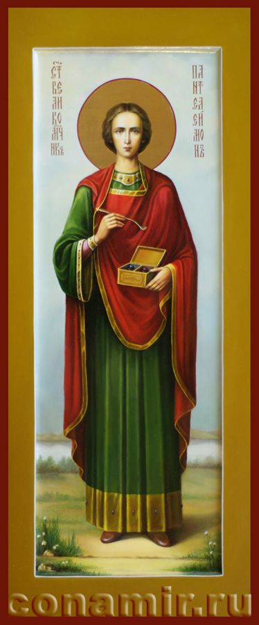 Икона Святой великомученик Пантелеимон фото, купить, описание