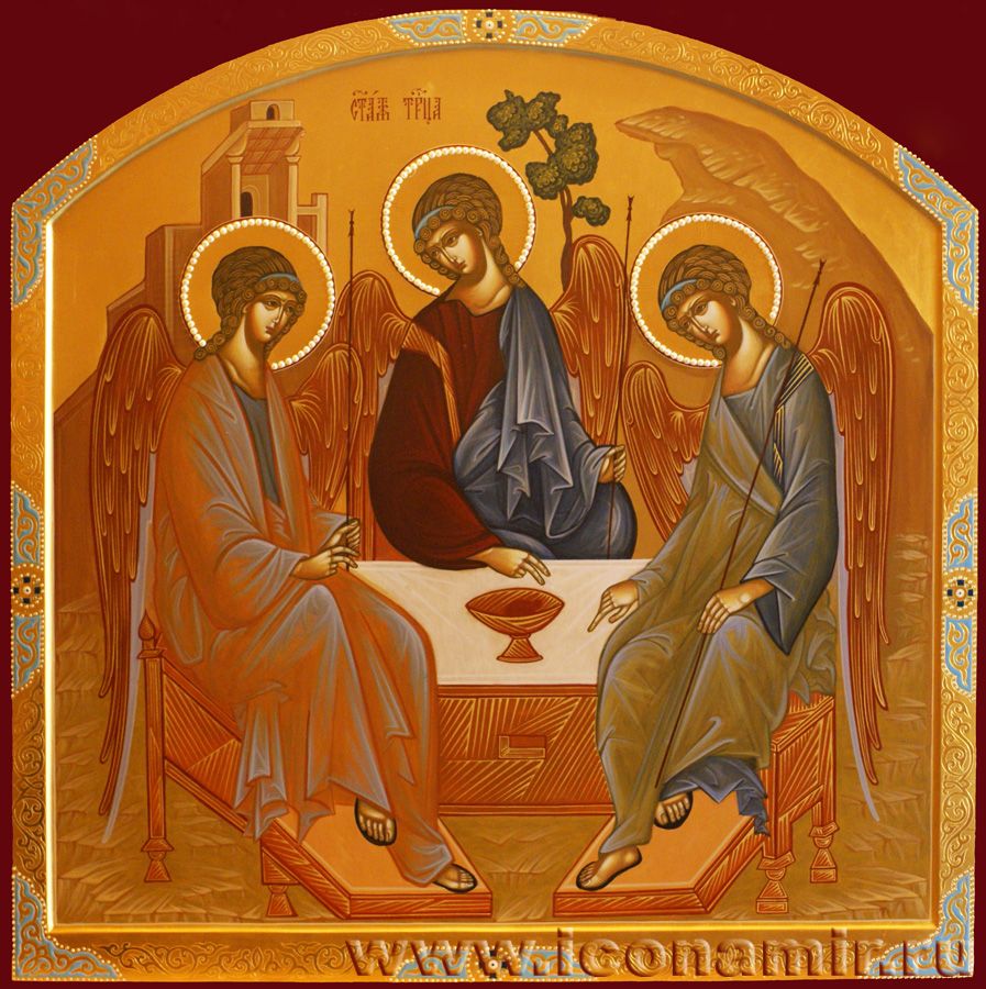 Икона Пресвятая троица фото, купить, описание