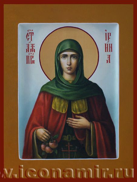 Икона Святая Ирина Каппадокийская (Хрисовопанская), преподоюная фото, купить, описание