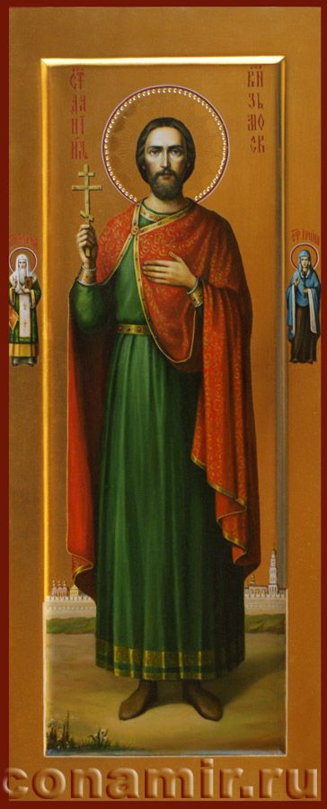Икона Святой Даниил Московский, благоверный князь фото, купить, описание