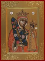 Икона Богородицы "Неувядяемый цвет"