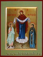 Покров Пресвятой Богородицы и святая Мария Хиданская